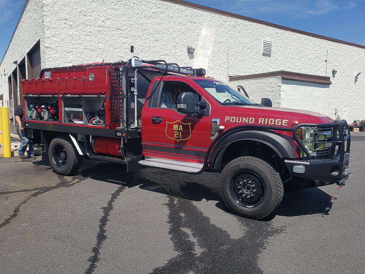 B.R.A.T. Brush Truck Delivery for Pound Ridge FD