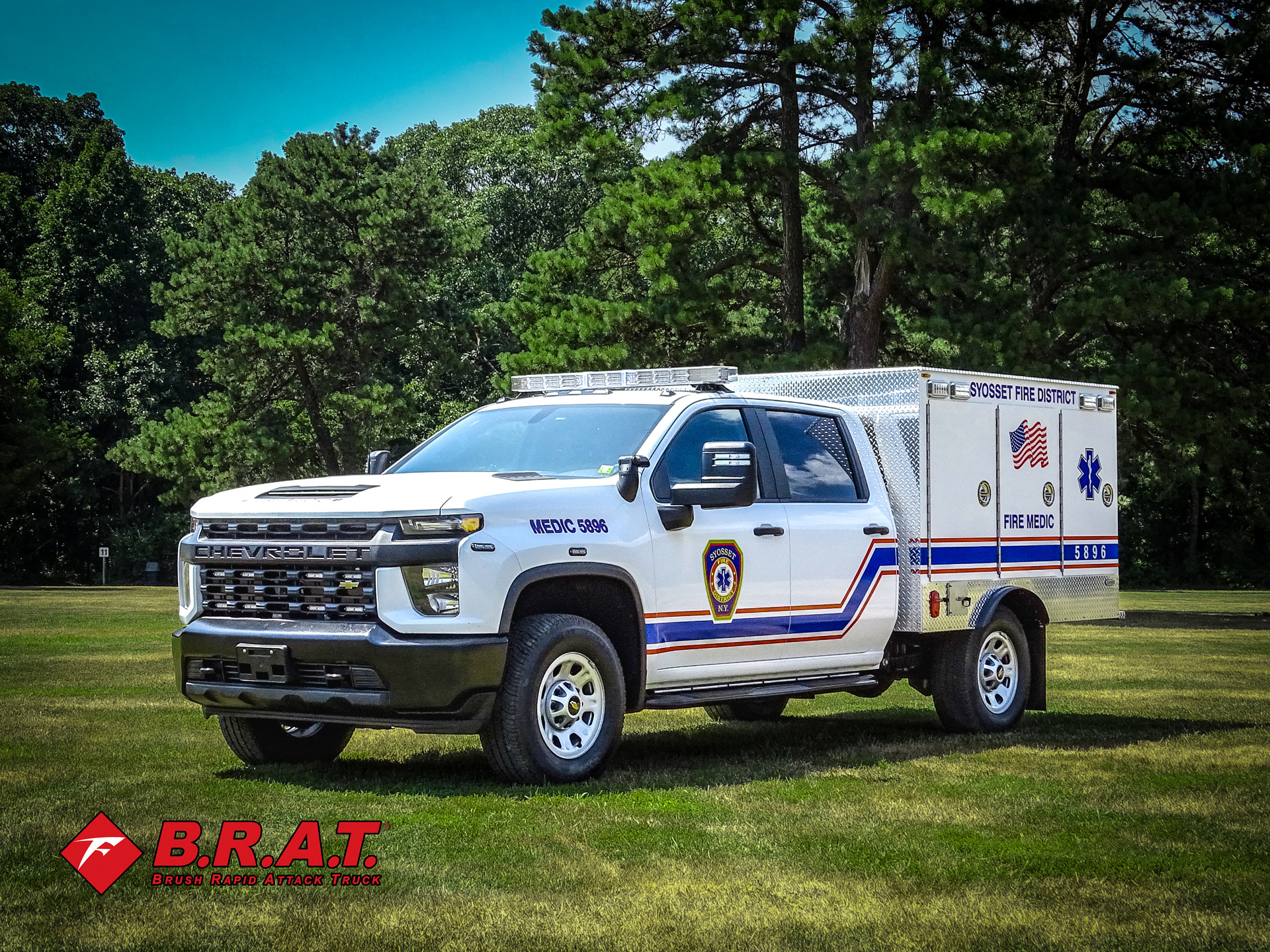 B.R.A.T. Truck Delivery for Syosset FD