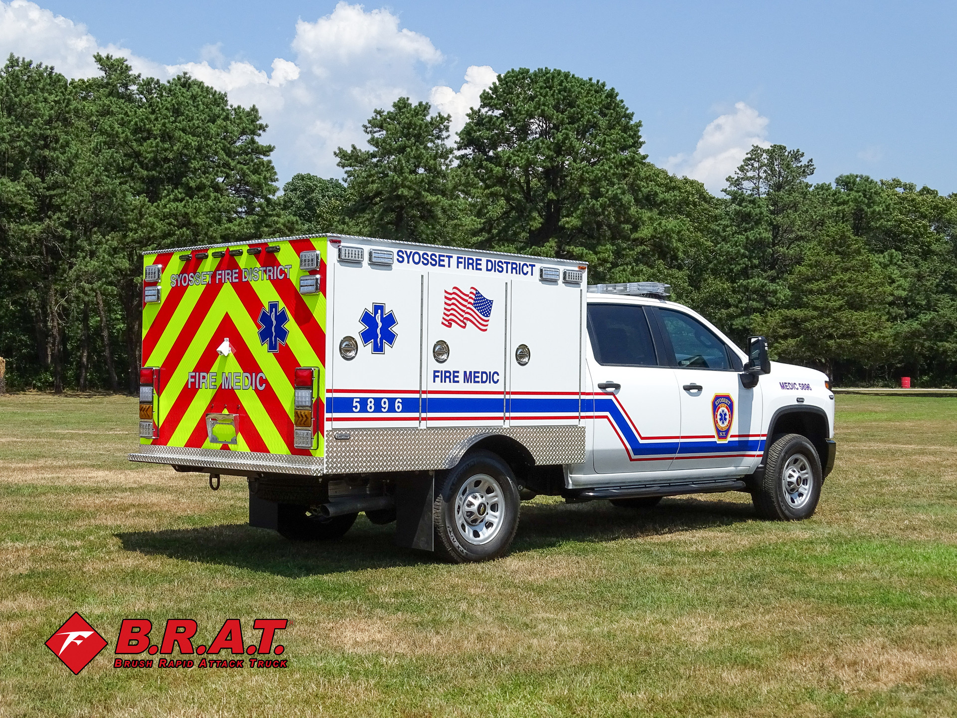 B.R.A.T. Truck Delivery for Syosset FD